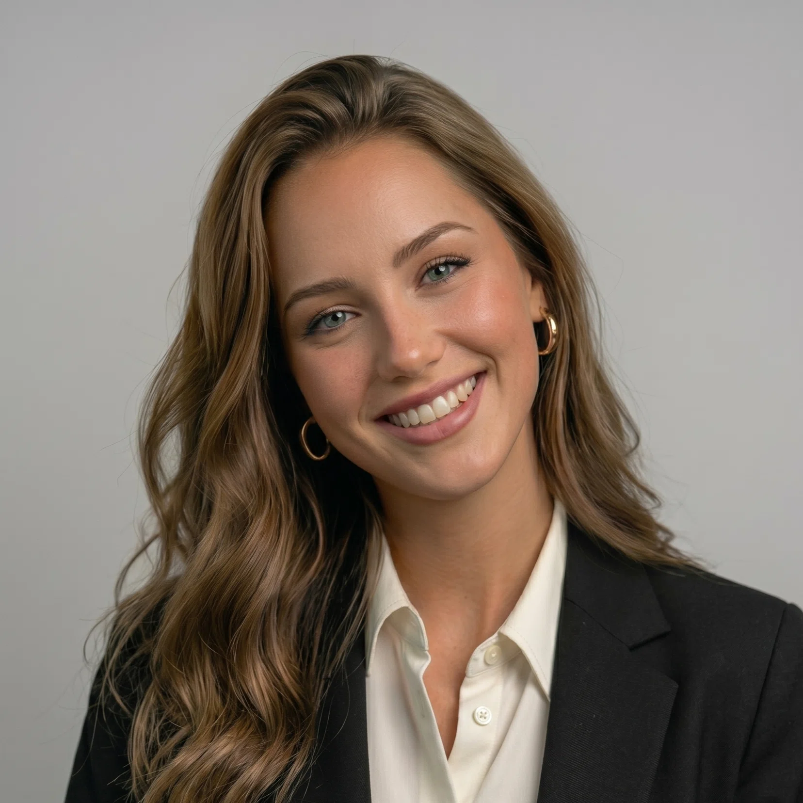 Founder of Clark Reviews smiling in a professional black blazer and white shirt, representing honest and in-depth home and kitchen product testing.